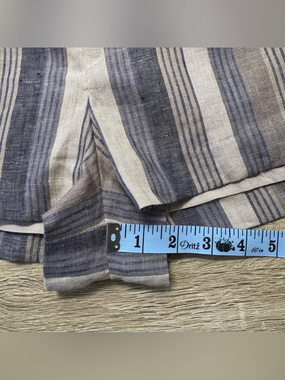 NWT Reformation Everett Linen Shorts Cannes Stripe 6 - Picture 14 of 17